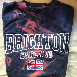 Bleach tie dye sweater